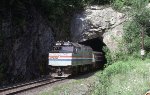 EB Lake Shore Limited at State Line Tunnels